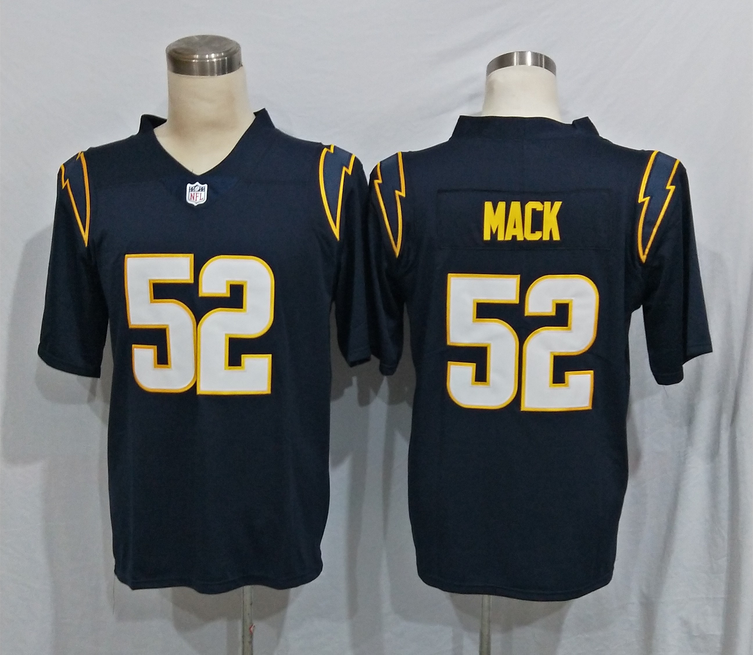 Men's Los Angeles Chargers Khalil Mack #52 Navy Alternate Jersey